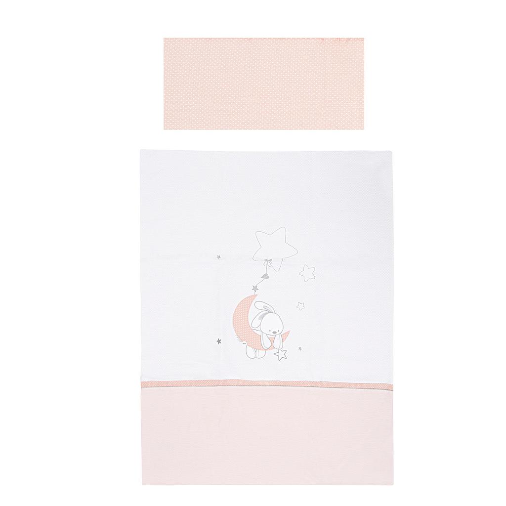 Funda nordica cuna + Funda almohada  Conejito Luna