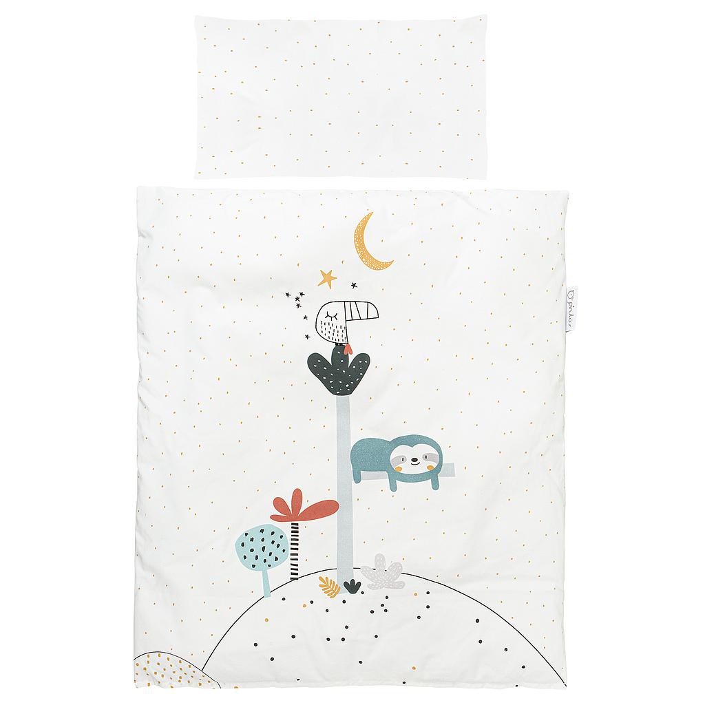 Funda nordica cuna + Funda almohada  Jungla