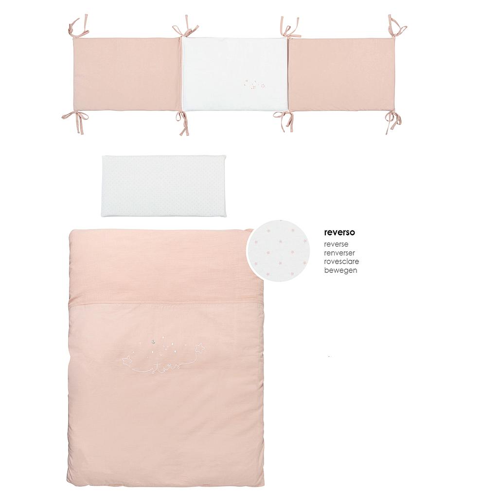 Funda Nórdica Reversible con Relleno, Protector 60/70/80 y Funda de Almohada Dream