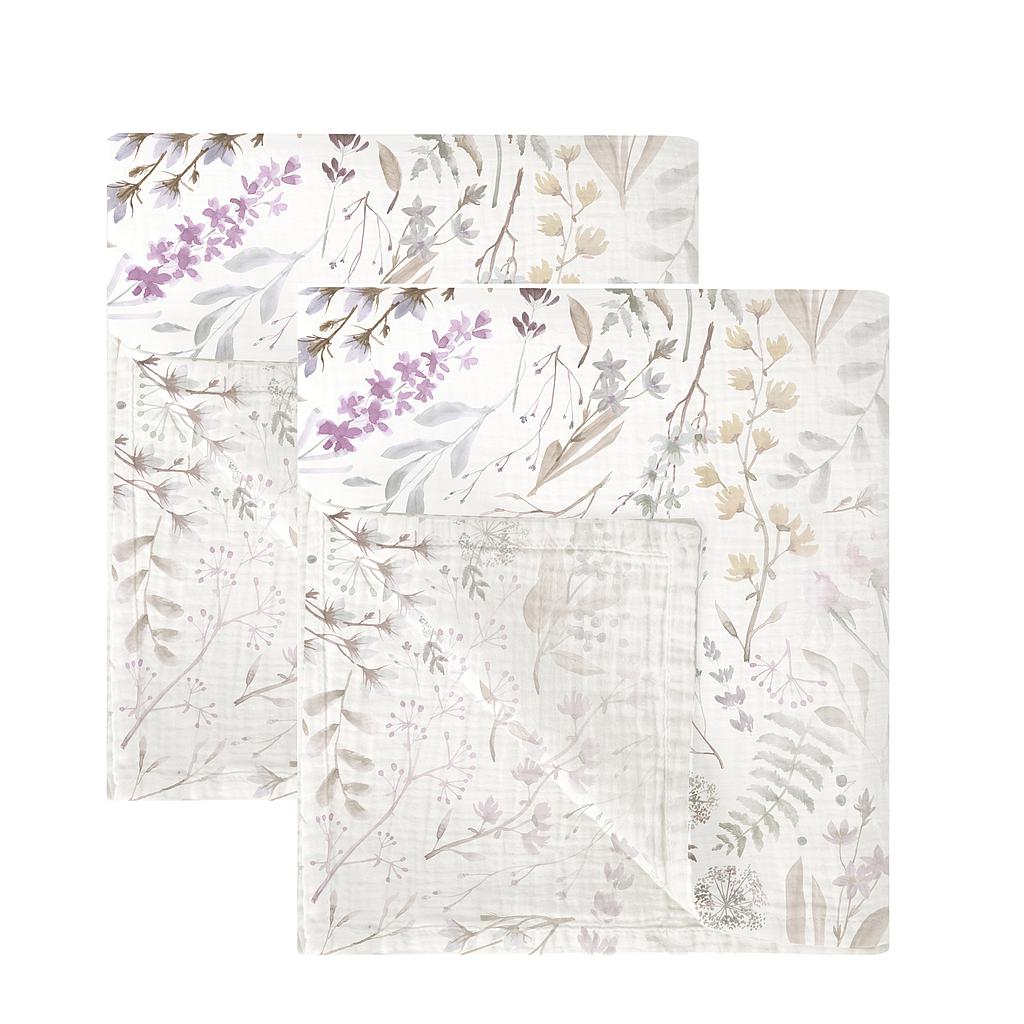 face cloth 100% cotton pack 2 Niza