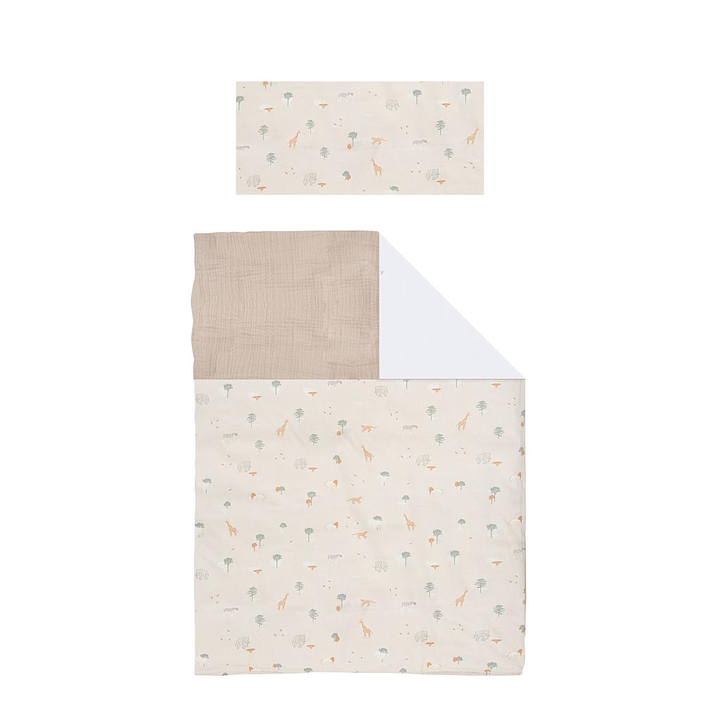 Funda nordica cuna + Funda almohada Nairobi