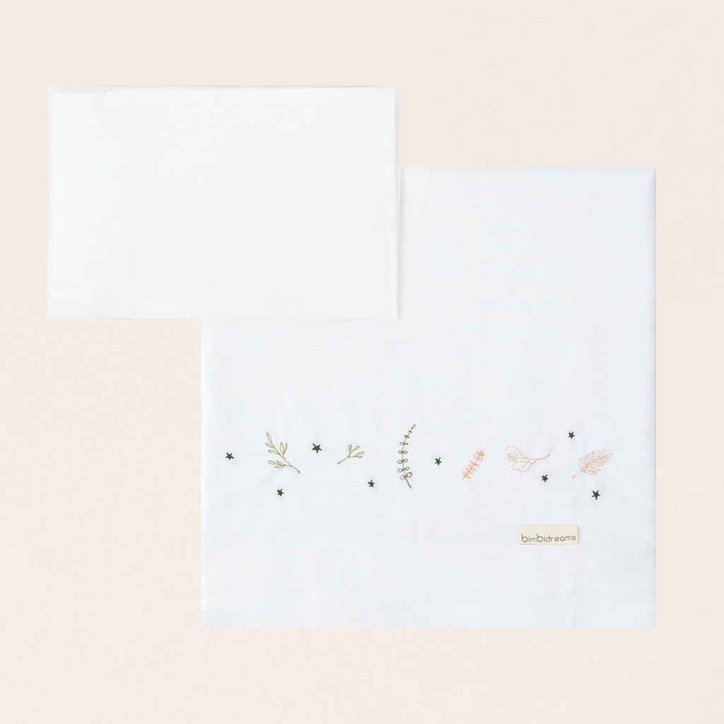 Jogo de lençóis 100% jersey Botanic