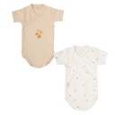 Body bebé manga corta pack 2 Ocean