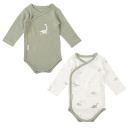 Body bebé manga larga pack 2 Trex