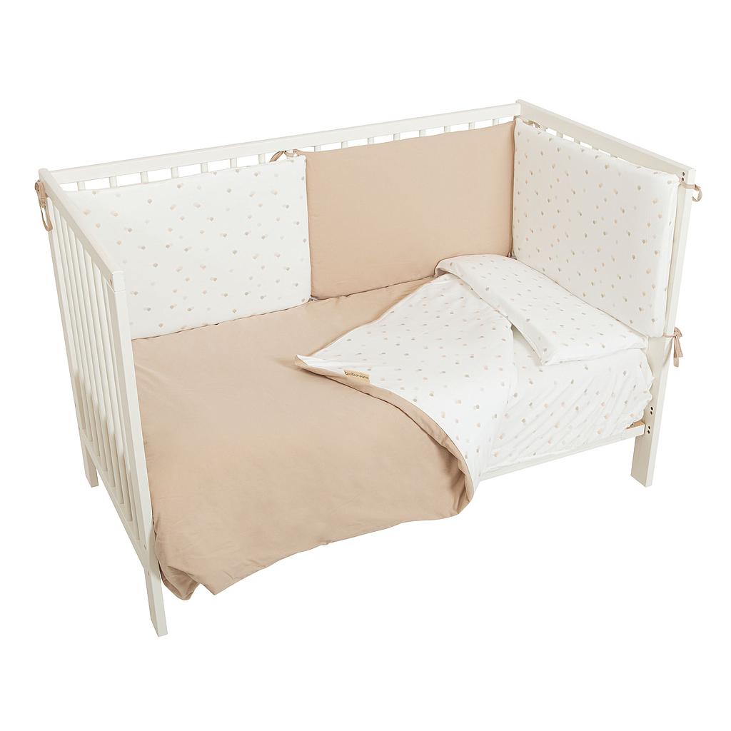 Funda nórdica cuna + Relleno + Protector + Funda almohada Ciel