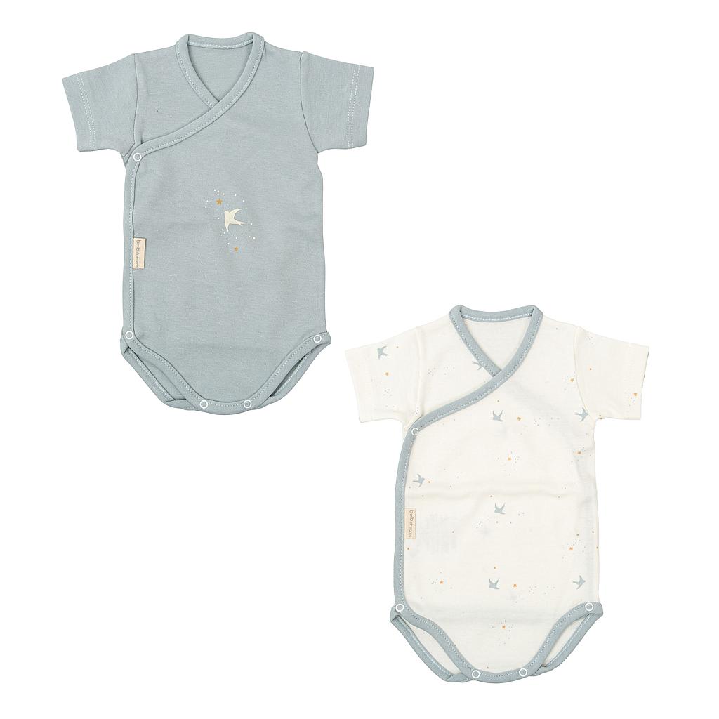 Body bebé manga corta pack 2 Spring