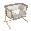 Metall-Co-Sleeping-Wiege mit Spannbettlaken und Bettdecke Bunny