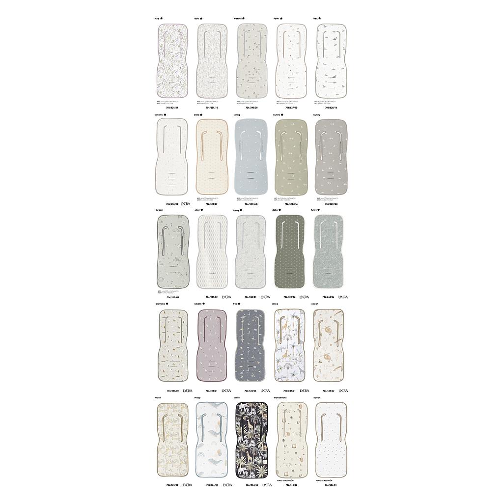 Colchoneta silla paseo estampada pack 15 Basics