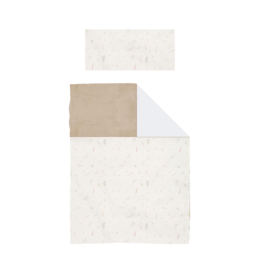 Funda nordica cuna + Funda almohada Botanic