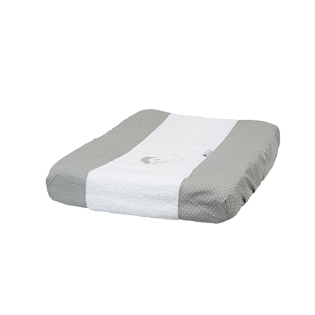 Funda cambiador bañera ajustable Conejito Luna gris
