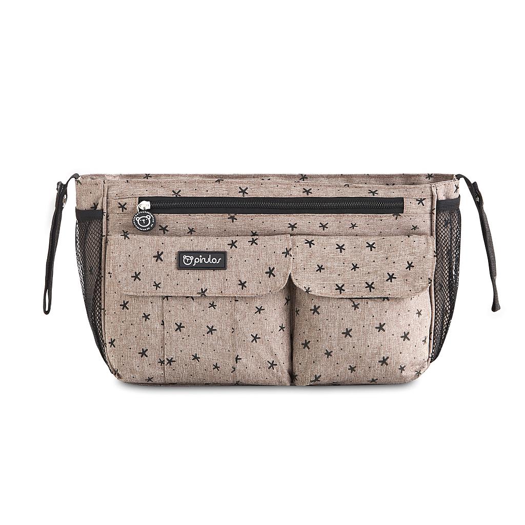 Bolso maternal organizador  Paseo Denim Estampado