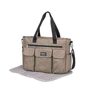Bolso Microfibra con Cambiador XL Paseo Denim