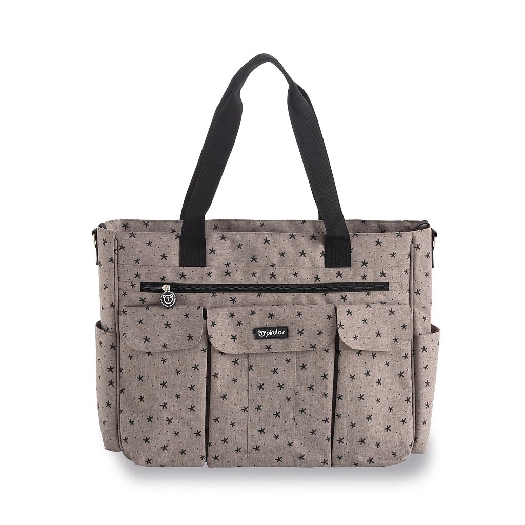 bolso con cambiador XL Paseo Denim Estampado