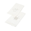 gant de toilette 100% coton pack 2 Gasitas