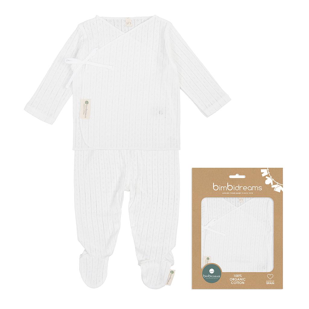 Conjunto jubon y polaina Puntillé