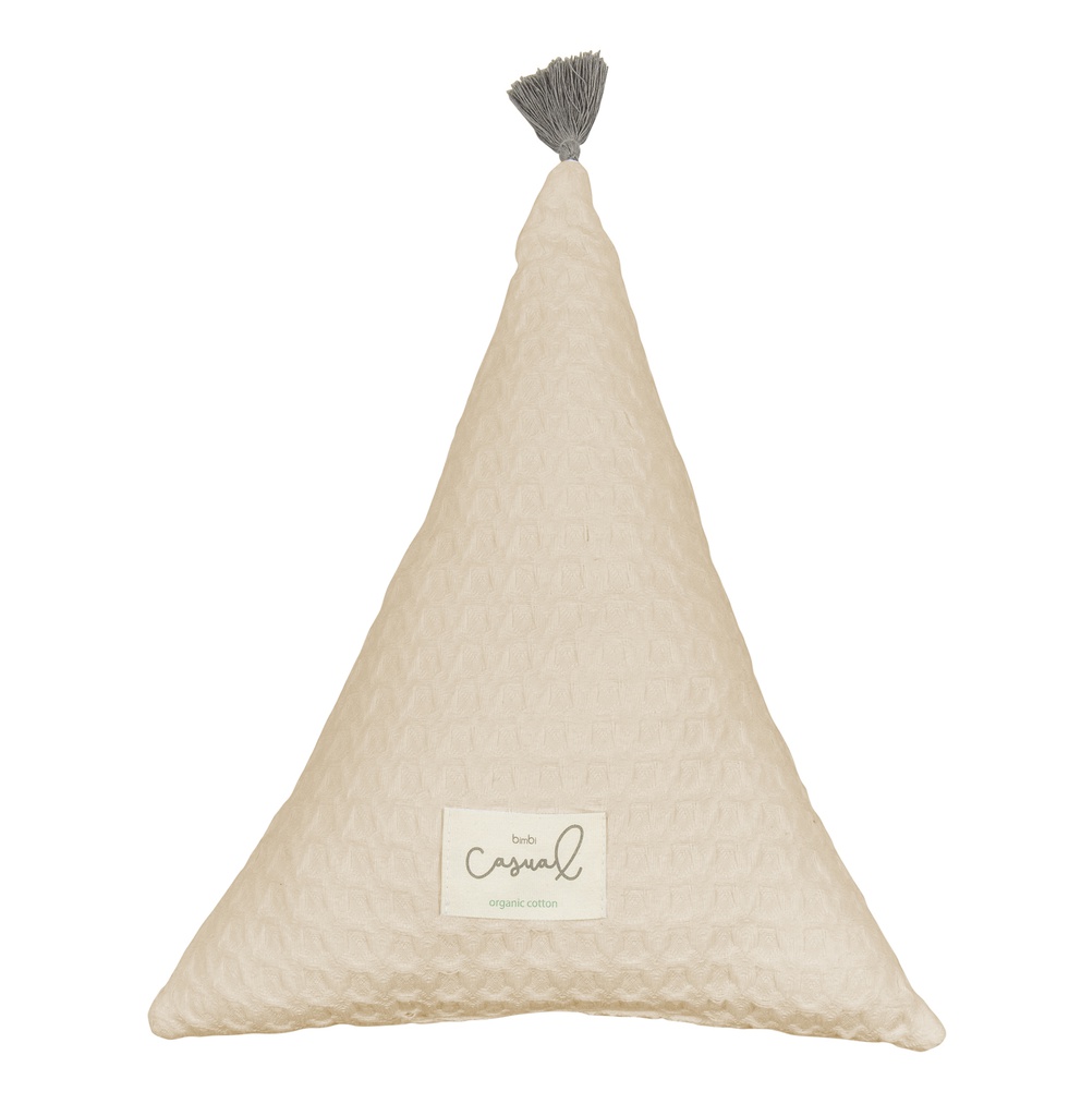 Cojín decorativo triangulo croché Basics