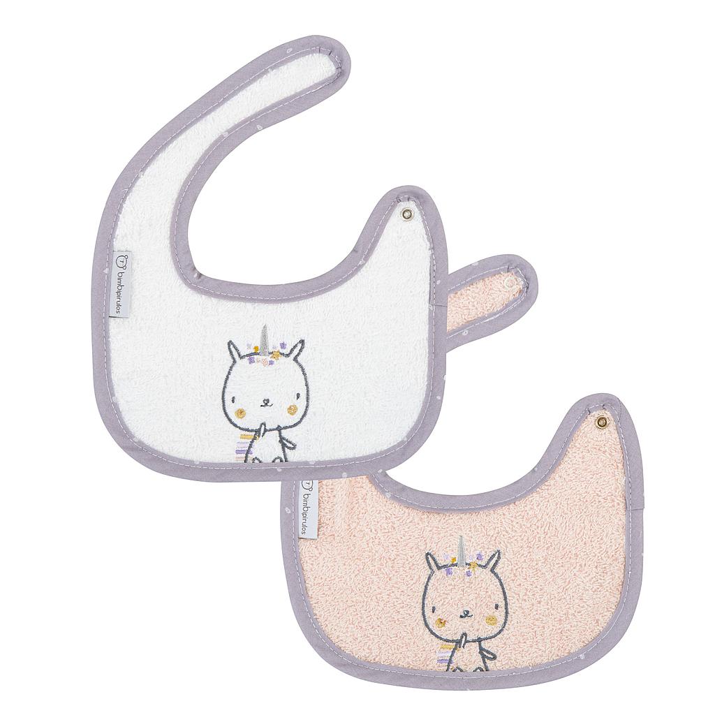 Babero pack 2 Unicornio