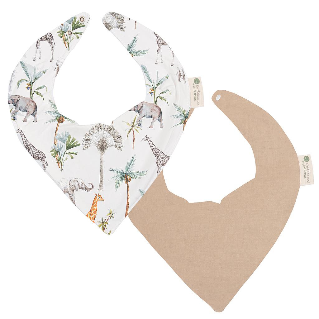 Babero bandana pack 2 África