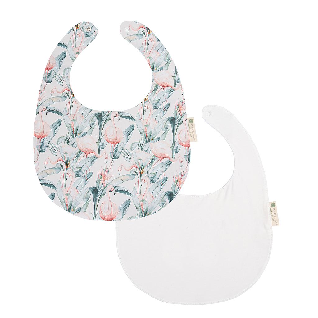 Babero pack 2 Flamingo