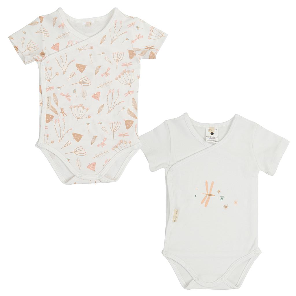 body bebé manga corta pack 2 Cotage