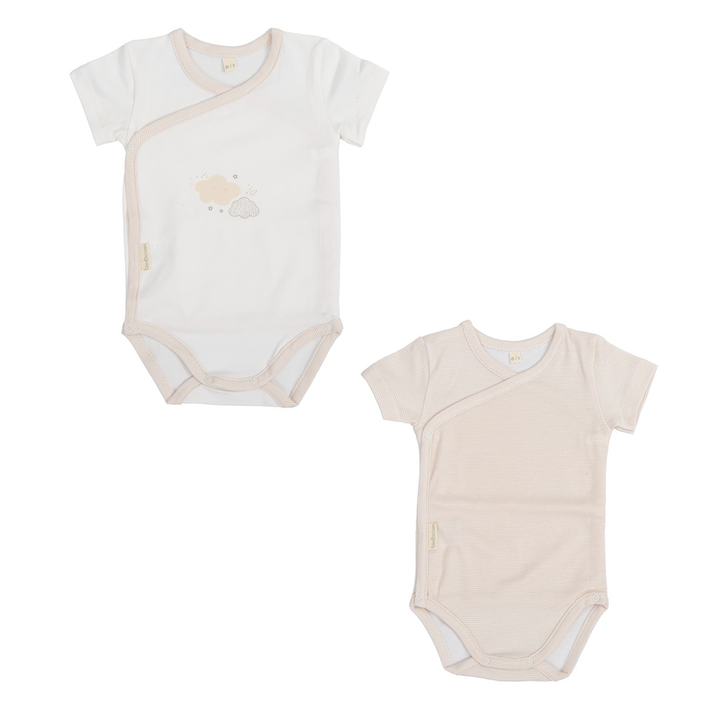 Body bebé manga corta pack 2 nuvola