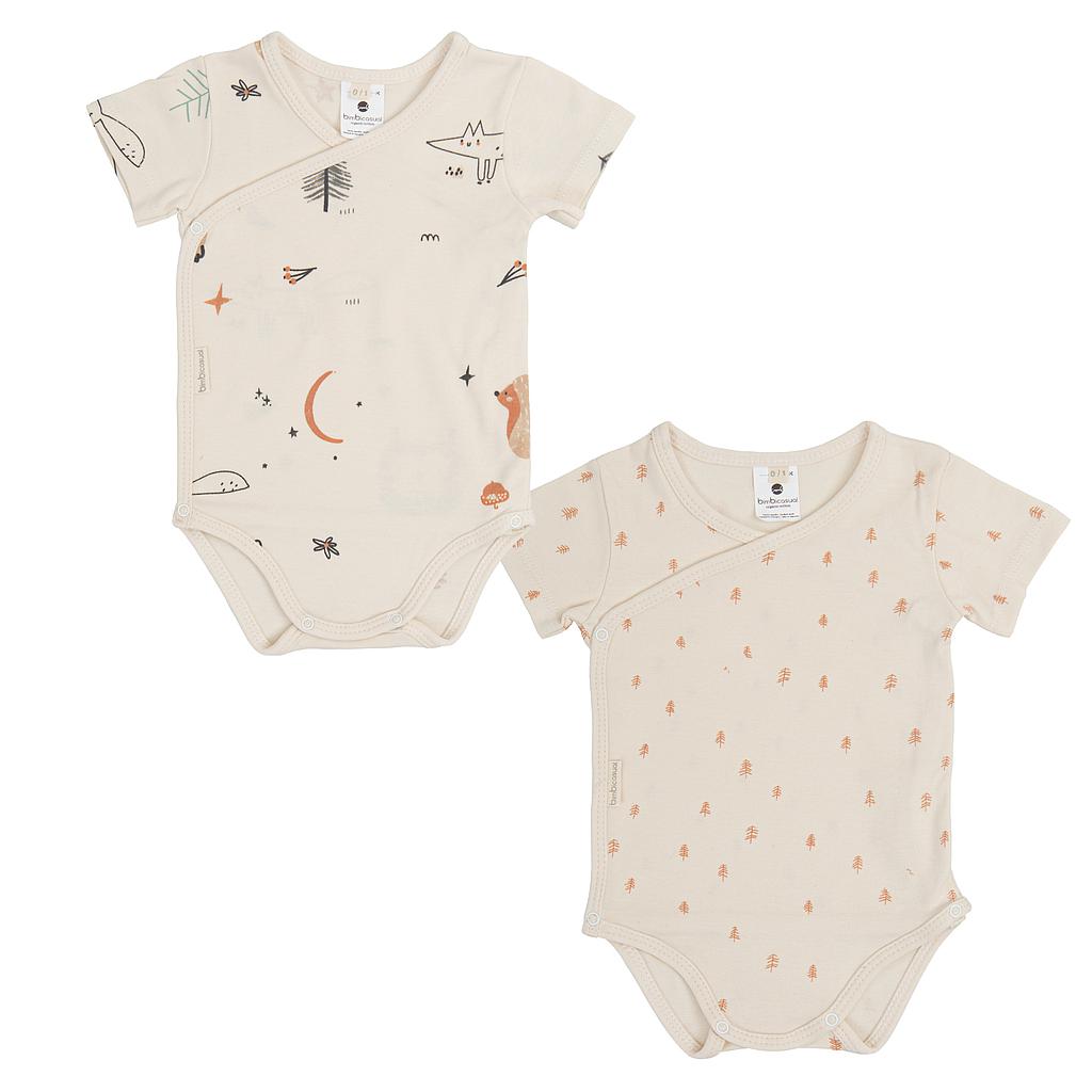 Body bebé manga corta pack 2 Wonderland