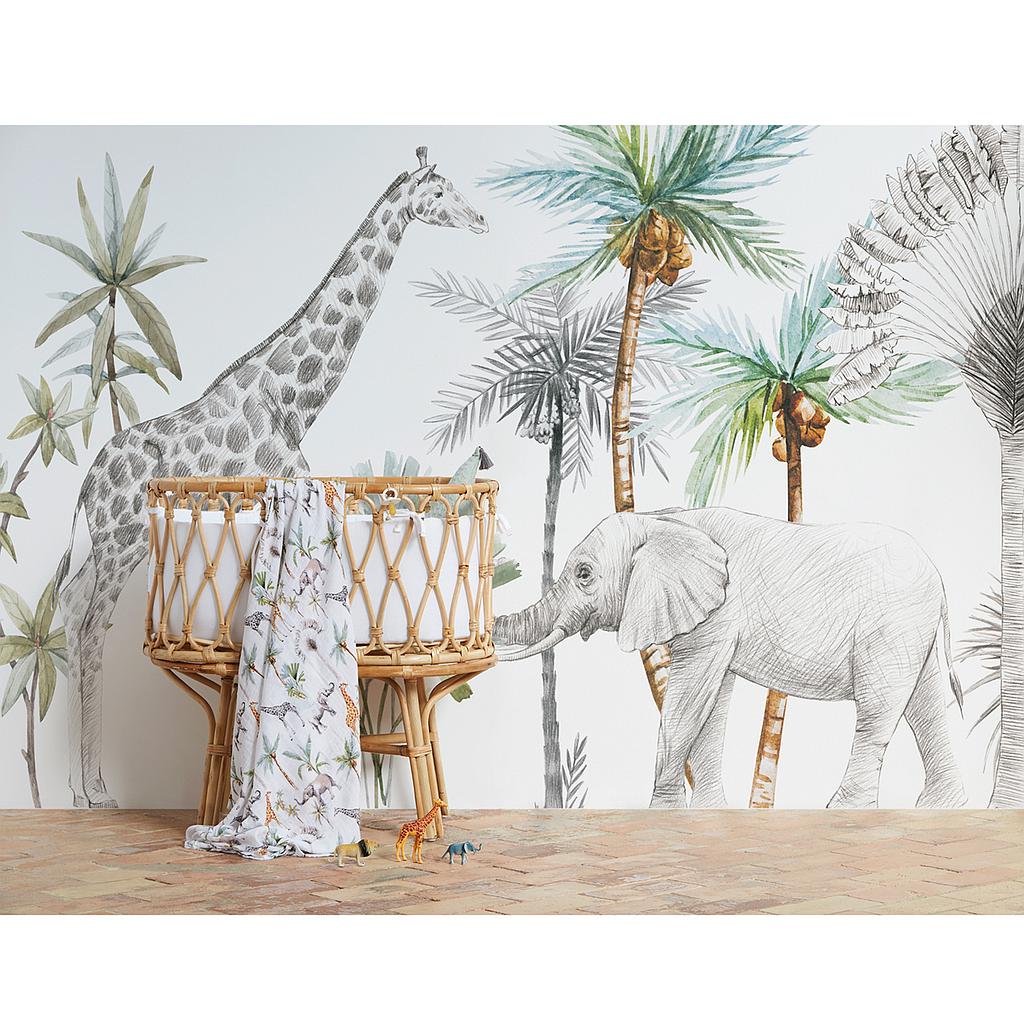 Vinilo decorativo infantil África