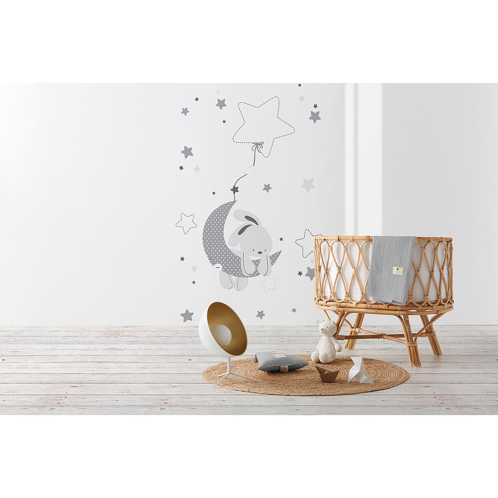 Vinilo decorativo infantil Conejito Luna