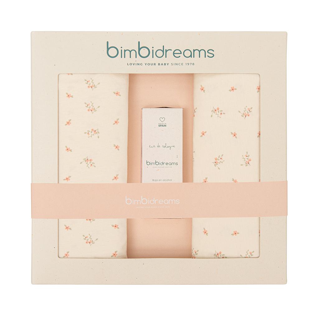 Caja de Regalo nº 7 - Gasas bambú y Agua de Colonia Dalia
