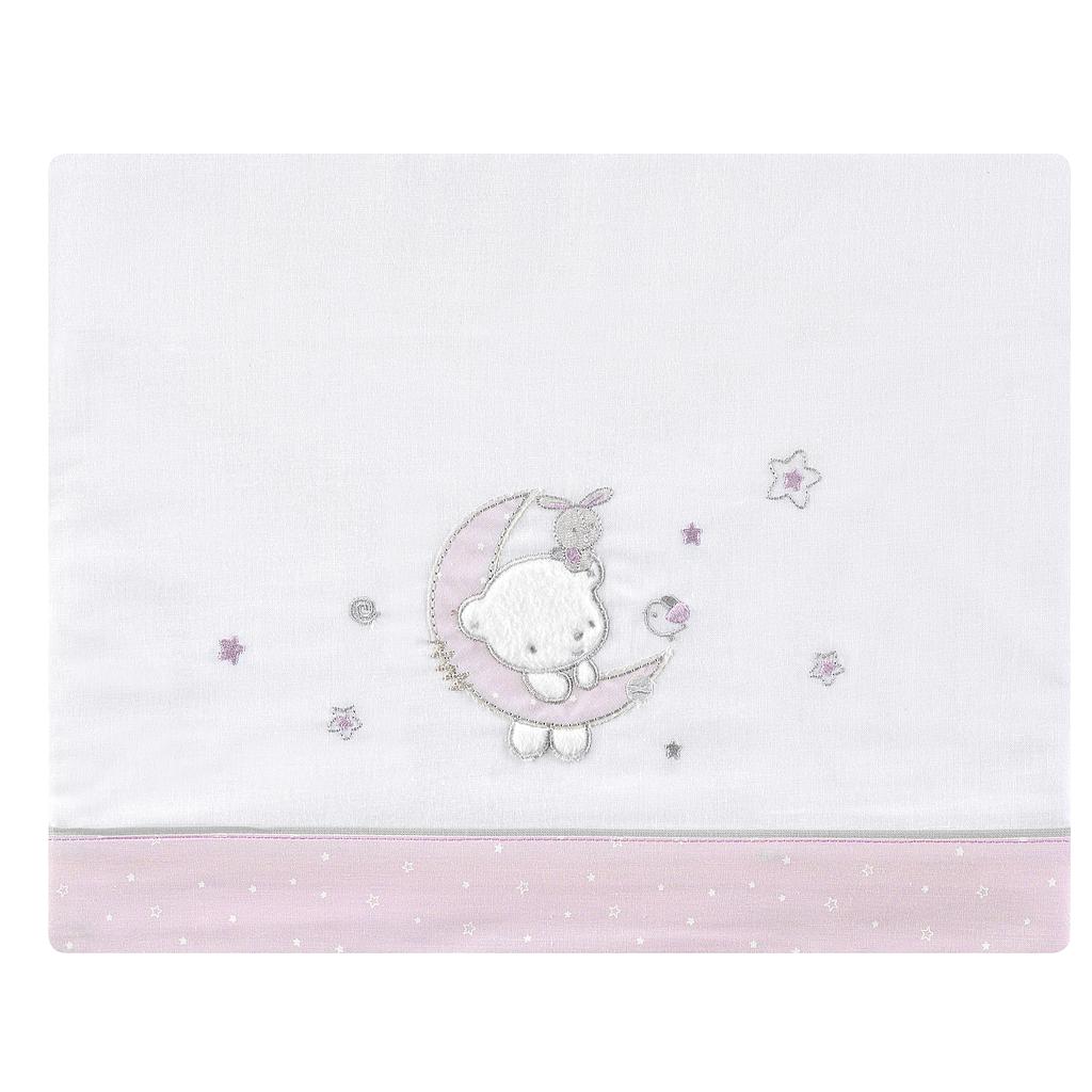 Juego sabanas microlina poliester 100% 3 piezas  Bebe Luna